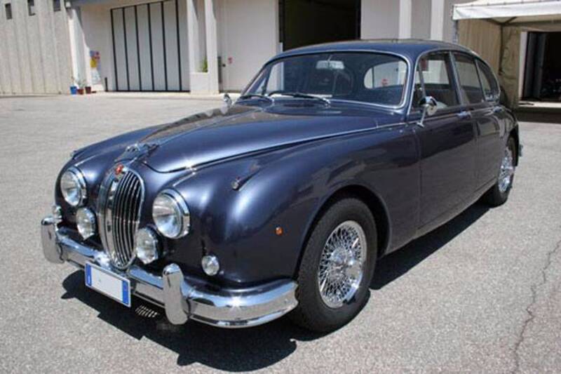 Jaguar MK2 2.4d&#039;epoca del 1962 a Viadana